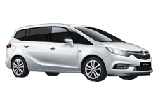 Car Hire Norwich - Vauxhall Zafira 5 + 2 - Minibus hire Norwich